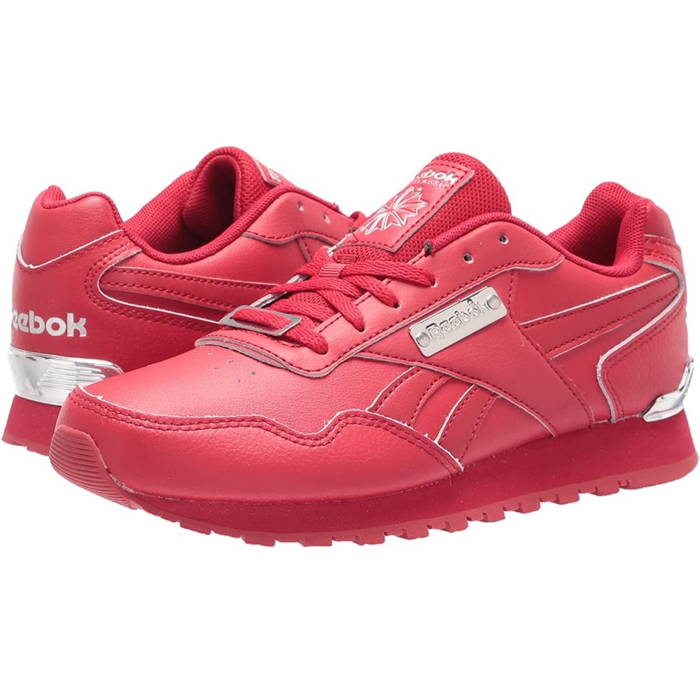 REEBOK Women Classic Harman Run Sneaker | 8.5 Flash Red Authentic NWB